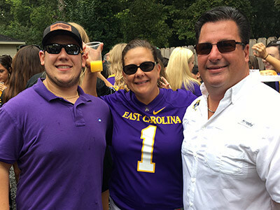 Outten Family at East Carolina University